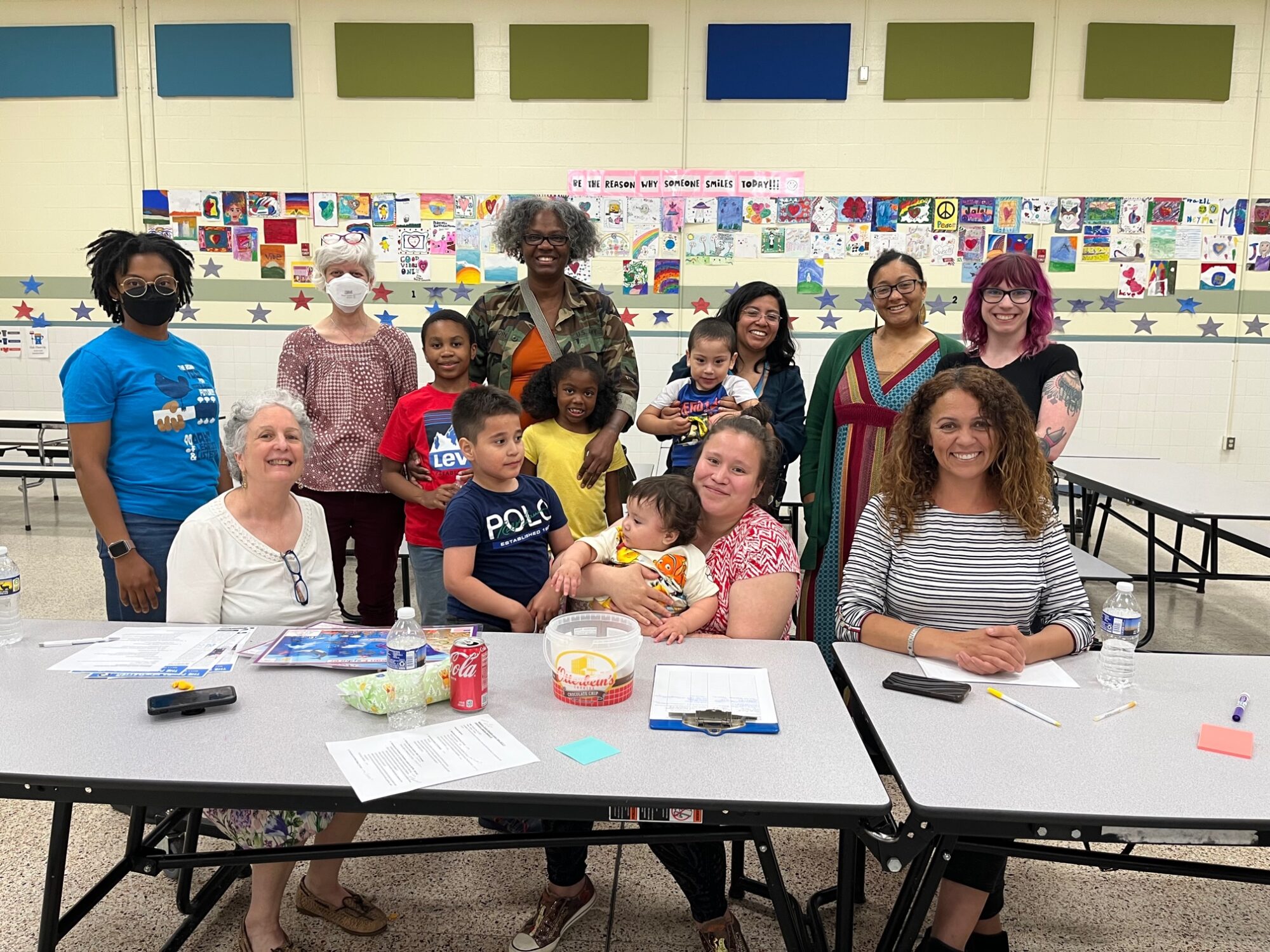 The BCEJT meets with parents and students at Padonia Elementary to hear about their unique community school needs.